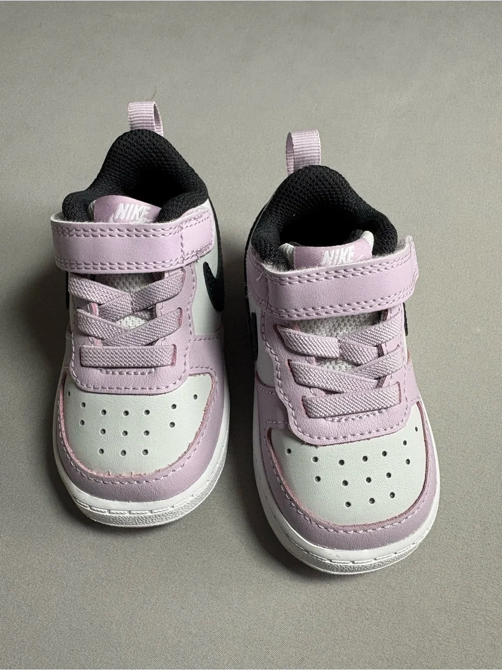 Nike Court Borough Low 2 TD Baby/Toddler Sneakers Iced Lilac 4C NWOB